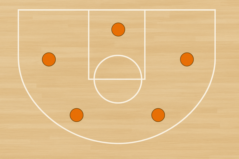 spacing w NBA geometria