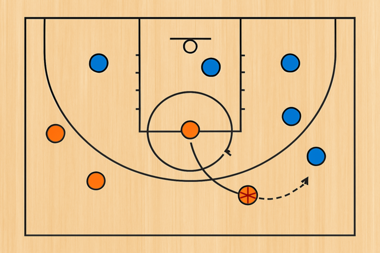 atak pozycyjny half-court NBA