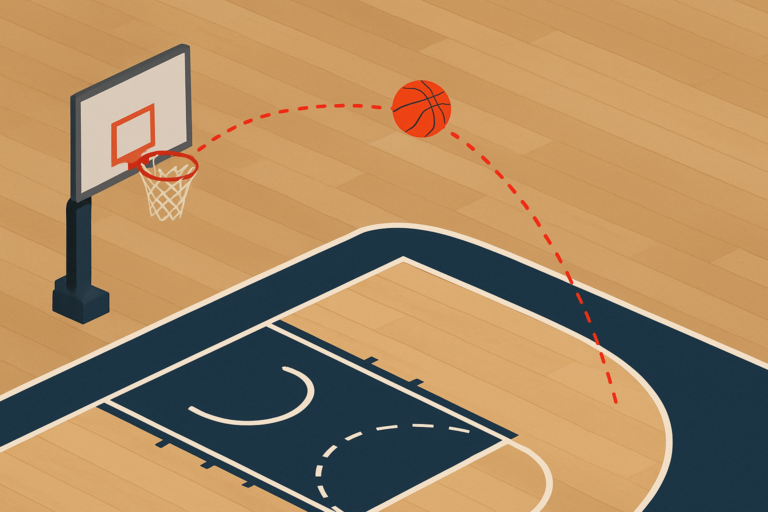 rzut za 3 z rogu NBA